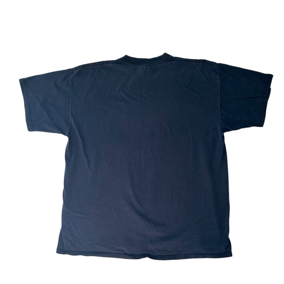 Vintage 90s BOCA Authentic Canada Spellout Shirt Navy XL - Picture 2 of 3